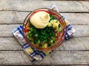 Салат с курицей и цветной капустой Салат с курицей и цветной капустой