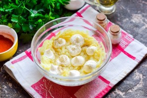 Салат "Викинг" с курицей и ананасами