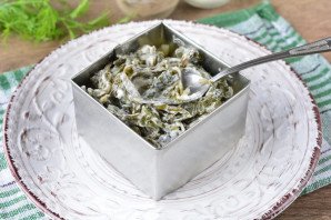 "Селедка под шубой" с морской капустой