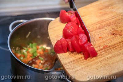 Щи из свежей капусты с нутом