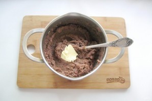 Шоколадный мусс из манки