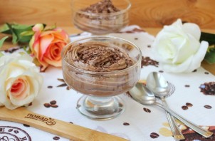 Шоколадный мусс из манки