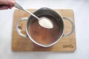 Шоколадный мусс из манки