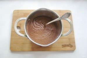 Шоколадный мусс из манки