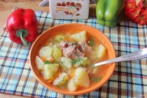 Шурпа из тушенки