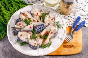 Скумбрия маринованная без уксуса
