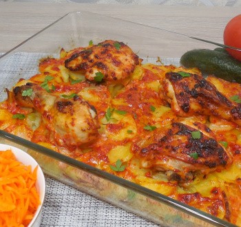 Сочный ароматный ужин в пикантном маринаде