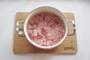 Солянка с солеными грибами