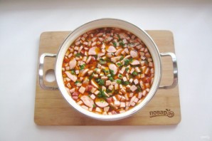 Солянка с солеными грибами