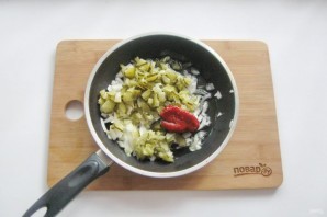 Солянка с солеными грибами