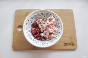 Солянка с солеными грибами