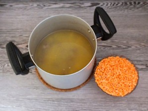 Суп из чечевицы с цветной капустой