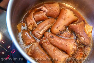 Свиные хвосты, тушенные по-китайски Свиные хвосты, тушенные по-китайски