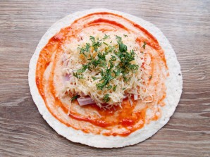 Тортилья с ветчиной