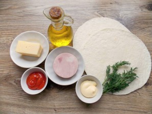 Тортилья с ветчиной