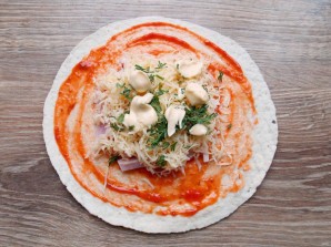 Тортилья с ветчиной