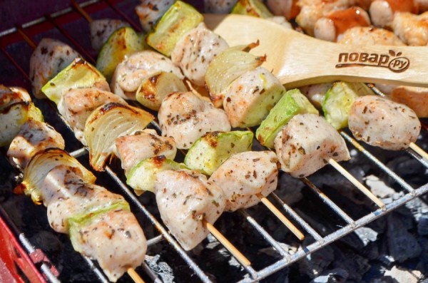 6 рецептов шашлыка из курицы для любителей постного мяса        