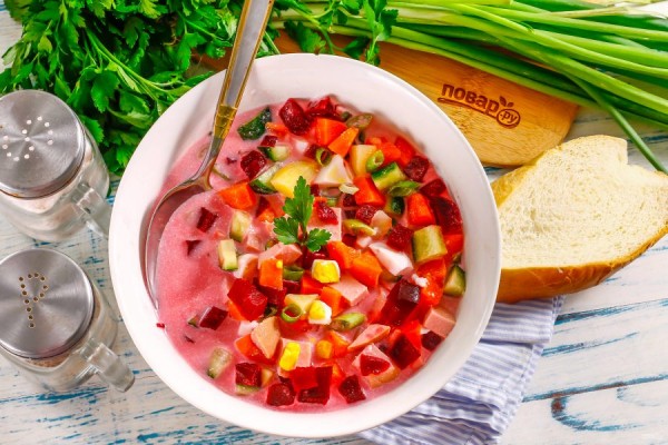 Актуально летом! Рецепты холодных супов        