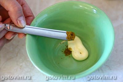 Американский яичный салат с хрустящим беконом Американский яичный салат с хрустящим беконом