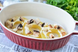 Ананасы под сыром в духовке