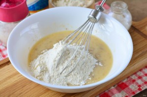 Банановые оладьи на сметане