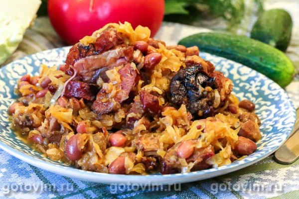 Бигос с фасолью Бигос с фасолью