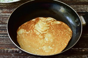 Бисквитные блинчики на сковороде