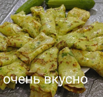 Блинчики кабачковые на кефире Блинчики кабачковые на кефире