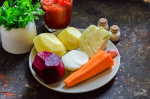 Борщ с лечо