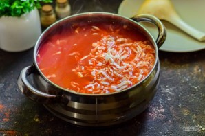 Борщ с лечо