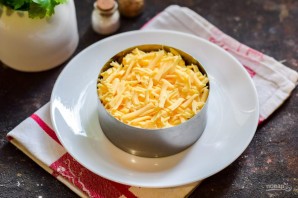 Cалат "Нежность" с куриной печенью Cалат "Нежность" с куриной печенью