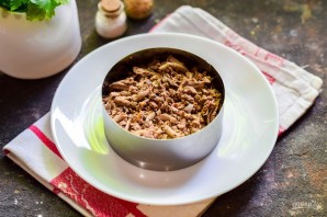 Cалат "Нежность" с куриной печенью Cалат "Нежность" с куриной печенью