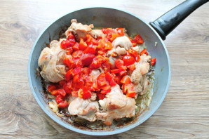 Чахохбили из индейки по-грузински