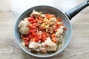 Чахохбили из индейки по-грузински