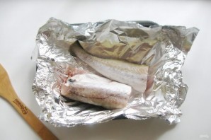 Диетический минтай в фольге в духовке