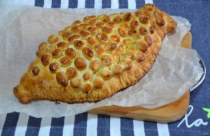 Филе судака в слоеном тесте