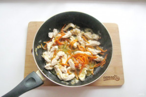 Фунчоза с индейкой