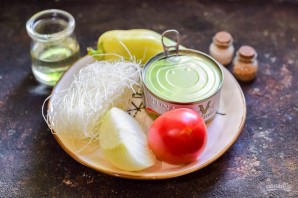 Фунчоза с тунцом Фунчоза с тунцом