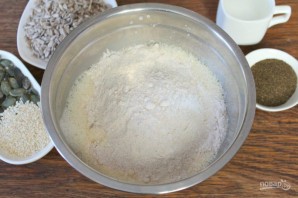 Галеты с семечками Галеты с семечками