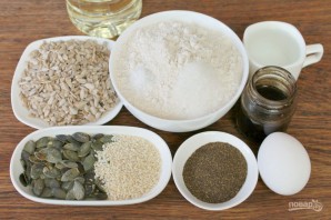 Галеты с семечками Галеты с семечками