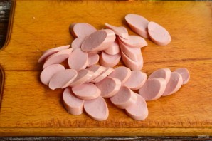 Гречневый суп с сосисками Гречневый суп с сосисками