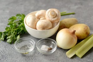 Грибной суп-пюре без сливок