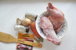 Холодец из курицы и индейки