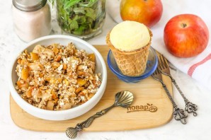 Яблочный крамбл ПП