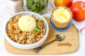 Яблочный крамбл ПП