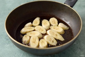 Ячневая каша с бананом