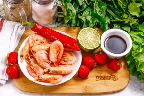 Карпаччо из креветок