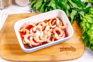 Карпаччо из креветок