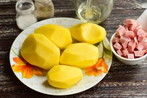 Картошка с карбонатом в духовке Картошка с карбонатом в духовке