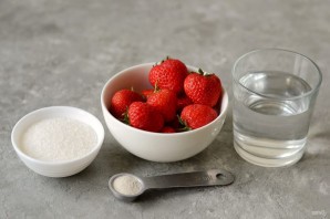 Клубничное желе с агар-агаром